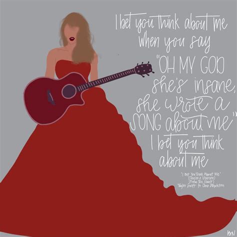 Lyrics that have been stuck in my head so I drew them out : r/TaylorSwift