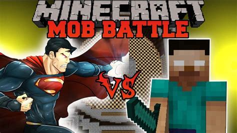 Herobrine Vs Superman Minecraft Mod Battle Mob Battles