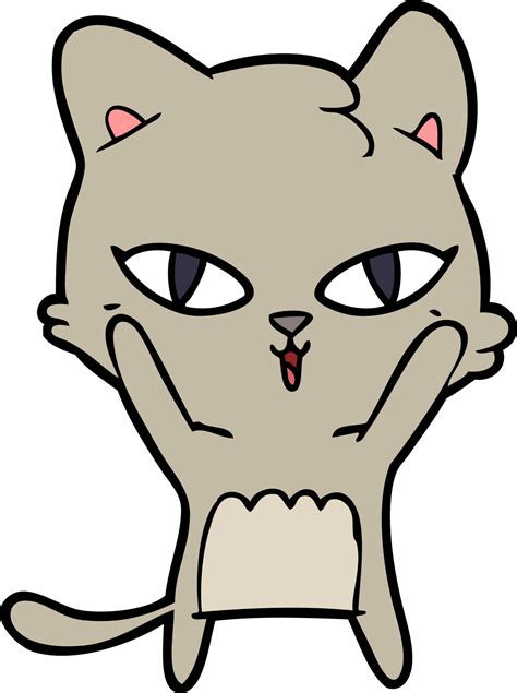Vector cartoon cat 12356320 Vector Art at Vecteezy