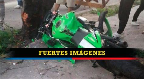 Motociclista Pierde La Vida Tras Chocar Contra Rbol En Canc N