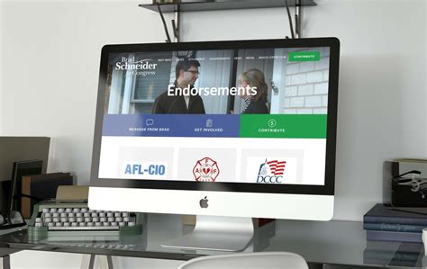 Brad Schneider for Congress Campaign Website Design