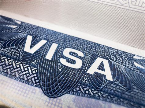 USA VISA, Visa in passport for world travel, US visa, tour, airport