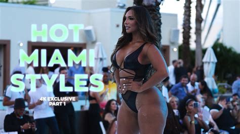 Hot Miami Styles In Slow Motion Miami Swim Week 2022 4K Part 1