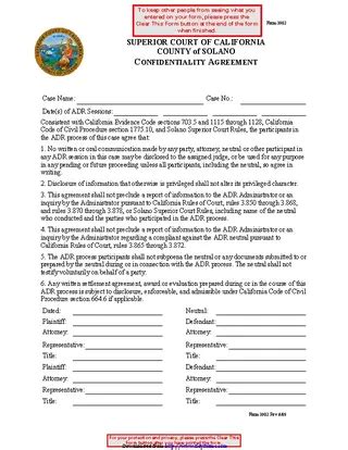 Confidentiality Agreement Template Pdfsimpli