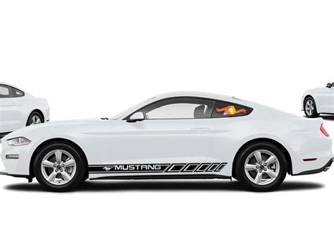 Ford Mustang 2x Side Stripes Vinyl Body Decal Sticker Graphics Premium