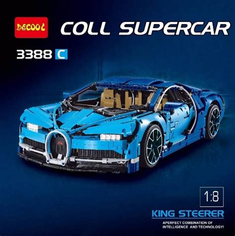 Конструктор Decool Technic Bugatti Chiron 42083 (аналог Лего 42083 ...
