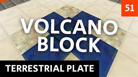 Terrestrial Plate Minecraft Volcano Block Youtube