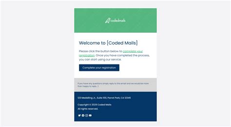 Welcome Email Templates Preview - Codedmails