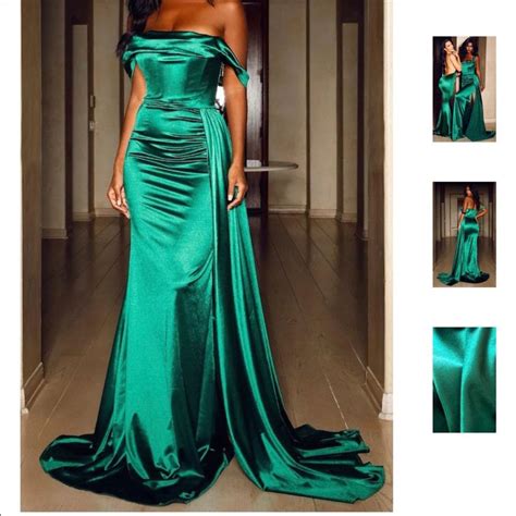 Special Occasion Dress - Emerald Green | Green prom dress, Green party ...