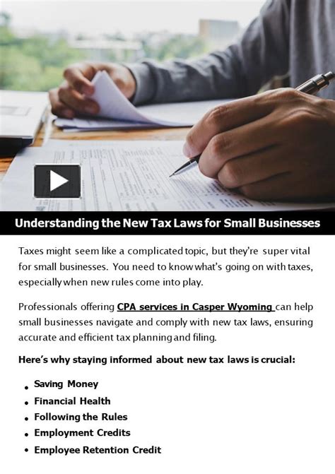 PPT Understanding The New Tax Laws For Small Businesses PowerPoint