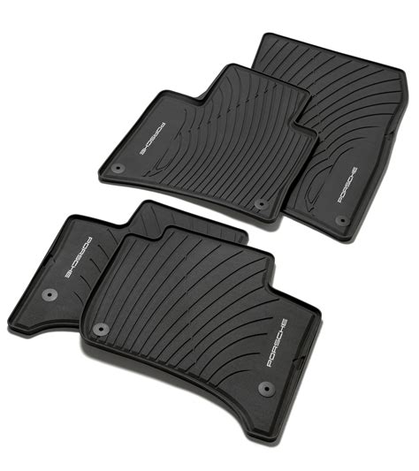 Porsche All Weather Floor Mats For Cayenne Porsche Shop