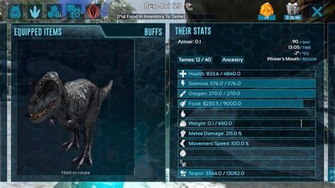 Are this Rex’s stats good Dododex says they are but idk : r/arkmobile