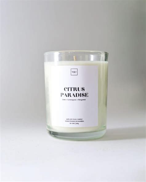 Citrus Paradise Candle Karibu Flowers