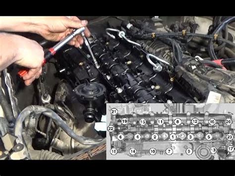 How To Remove Valve Cover Bmw N Engine F F D Youtube