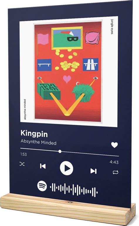 Songr Spotify Muziek Bordje Kingpin Absynthe Minded X Blauw