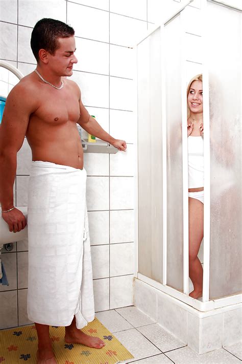 Blonde Teen Brigitta Getting Fucked And Pissing In The Shower R18hub