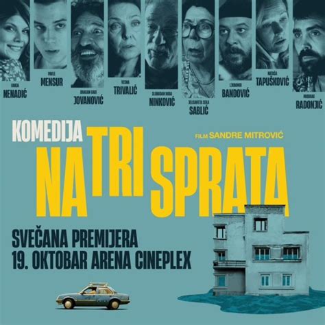 Autorska i glumačka ekipa filma komedija NA TRI SPRATA U ARENI CINEPLEX ...