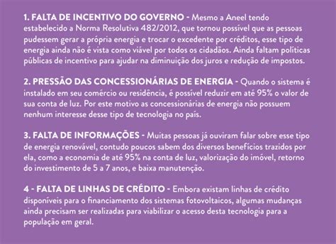 InfogrÁfico Por Que A Energia Solar é Pouco Difundida No Brasil