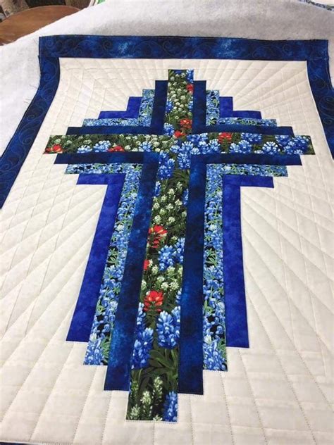 Image Result For Free Christian Quilt Patterns Cross Quilt Log Cabin