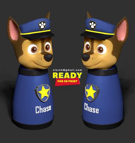 Download File Chase Paw Patrol • 3d Print Object ・ Cults