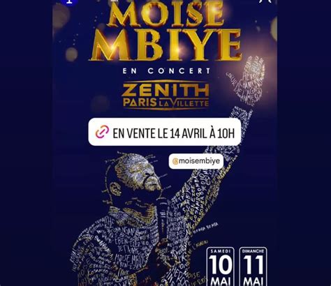 Double Zénith de Paris pour Moïse Mbiye en 2025 Mbote