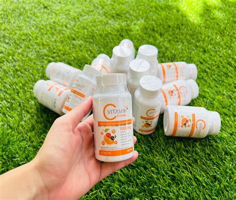 วิตามิน C Vitamin Complex ผลิตภัณฑ์อาหารเสริมวิตามินเพื่อสุขภาพ 1000mg 📍1 กระปุก X 30 เม็ด