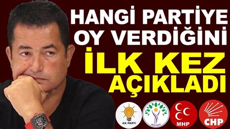 Acun Ilıcalı oy verdiği partiyi ilk kez açıkladı YouTube