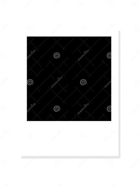 Blank Polaroid Photo Frame For Scrapbook Design Of Vintage Negative