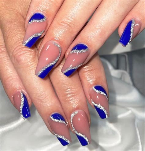 Royal Blue Prom Nails Royal Blue Nails Designs Cobalt Blue Nails