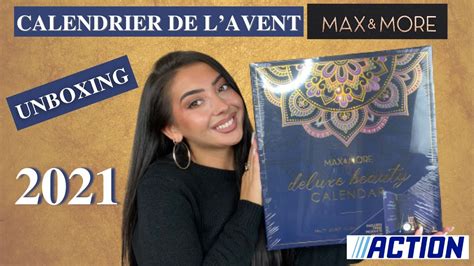 Unboxing Calendrier De Lavent Max More Action Youtube