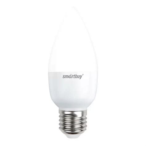Лампа светодиодная Smartbuy SBL-C37-07-60K-E27 цоколь Е27 7 Вт
