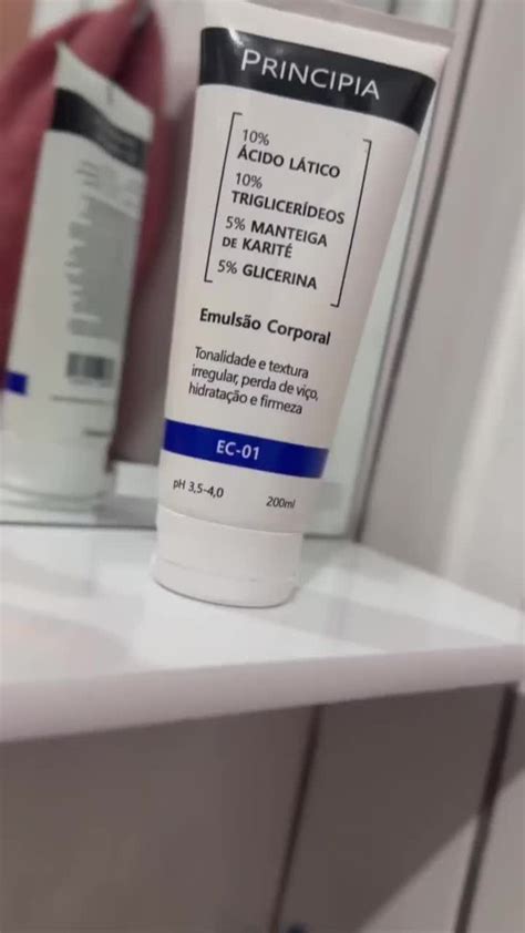 Emulsão Corporal Principia C 10 Ácido Lático Ec 01 200ml