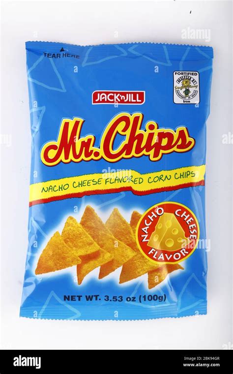 Antipolo City Philippines February 6 2019 Bag Of Mr Chips Nachos Chips On An Isolated