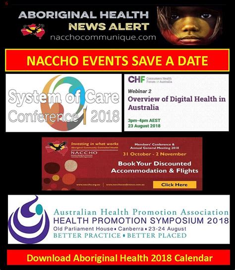 Naccho Save A Date Aboriginal Health Conferences And Events