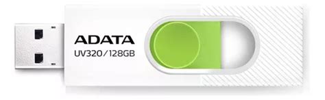 Memoria Usb Adata Uv Auv G Rbkbl Gb Gen Blanco Y Verde