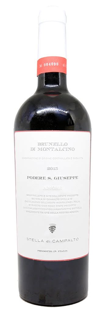 Brunello Rosso Di Montalcino Stella Di Campalto Brunello Di