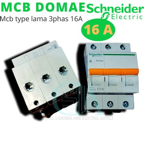 Jual SCHNEIDER DOMAE MCB 3P 16A 3 PHASE 16 AMPERE PENGAMAN STOPKONTAK 4