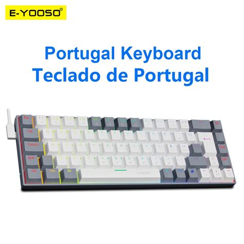 E Yooso Abnt Z Rgb Teclado Mec Nico Fino Usb Teclas Pc