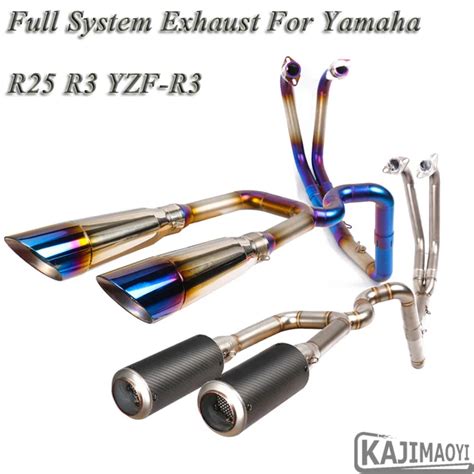 Aliexpress.com : Buy R3 Motorcycle Full System Exhaust Escape Slip on ...