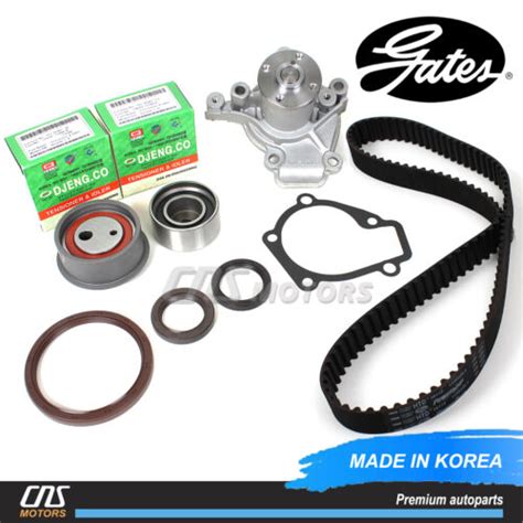 Gates Timing Belt Kit W Water Pump Fits 99 08 Hyundai Kia 2 0L DOHC