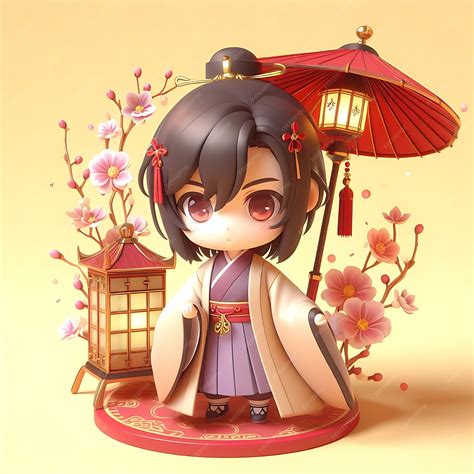 Premium Photo 3d Illustration Of An Animated Character For Chibi