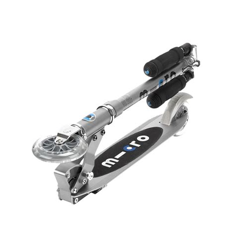 Самокат Micro Sprite LED Silver (серебристый) — купить в интернет ...