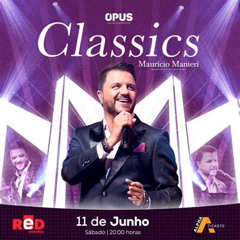 Maurício Manieri apresenta show Classics Especial Dia dos Namorados