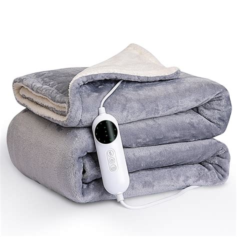 Electric Heated Blanket, Extremely Soft and Comfortable Flannel 50" x ...