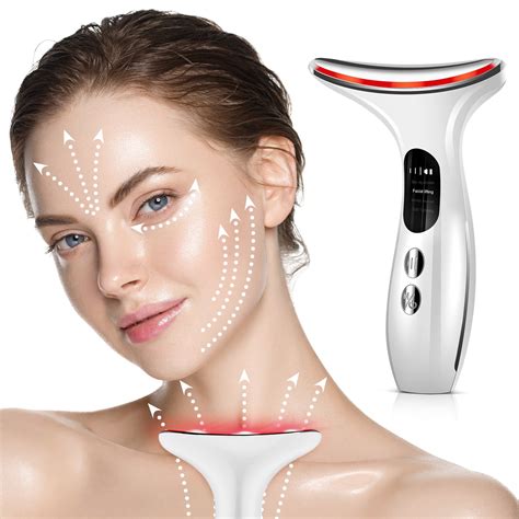 Neck Beauty Massager Micro Current Three Color Light Firming And