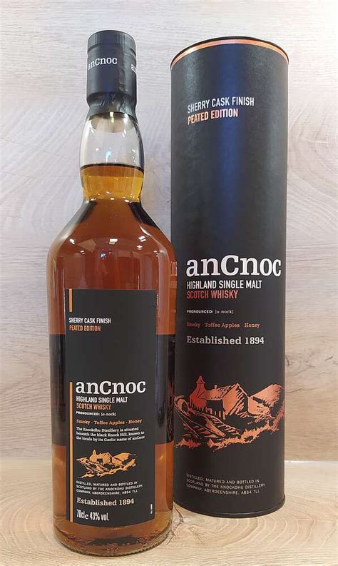 AnCnoc Sherry Cask Finish Peated Edition Whisky De