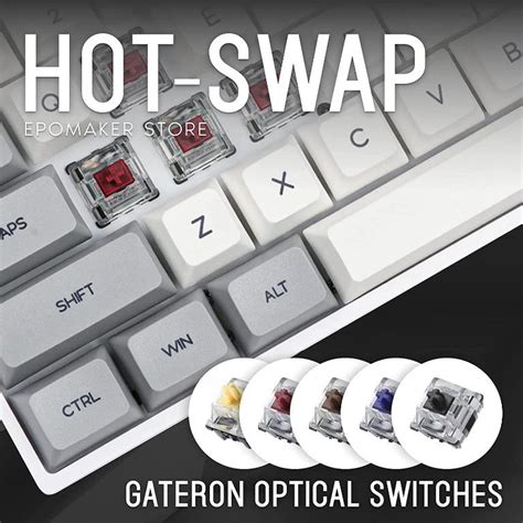 EPOMAKER SKYLOONG SK61 61 Keys Hot Swappable Mechanical Keyboard With RGB Backlit NKRO Water