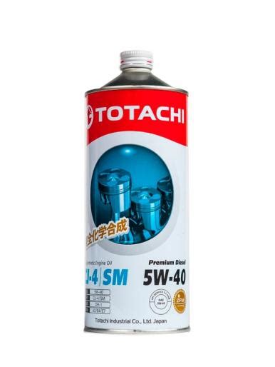 Масло моторное TOTACHI Premium Diesel 5w40 SN/CJ-4 1л синтетическое