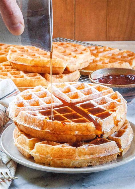 Yeasted Belgian Waffles Recipe