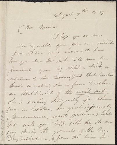 Letter To Dear Maria 1839 Edition Open Library